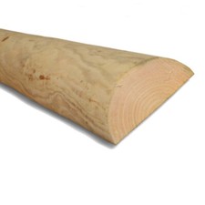 Half round fence rail 6m - fence,