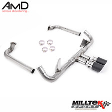 Milltek Porsche Boxster 718 Cayman 718 Exhaust System Carbon Tips 2.0T Models