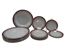 Myott England Royalty Plate Bundle Dinner Lunch Side Plates Preloved Retro 