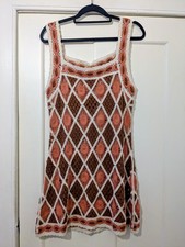 Apricot Coral Crochet Mini