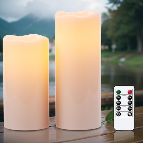 Large battery candles - battery, 2