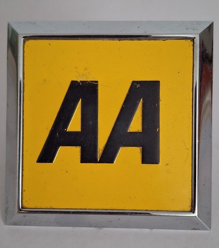 Vintage chrome enamel - vintage, aa