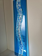 Beautiful Fused Glass Piece "The River"