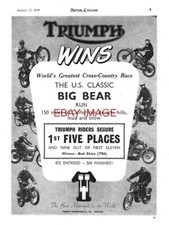 Original 1959 Advert TRIUMPH