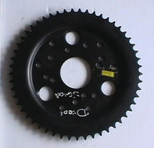 DERBI SENDA R 1996-1999 STEEL BLACK REAR SPROCKET 53 TOOTH 420 CHAIN SIZE