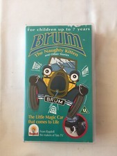 Brum the naughty kitten  VHS VIDEO " VERY RARE VIDEO "
