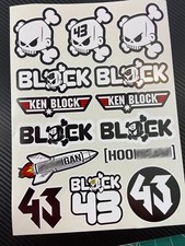Car Sticker Sheet 14 Laminated