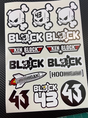 Car sticker sheet laminated - sticker,