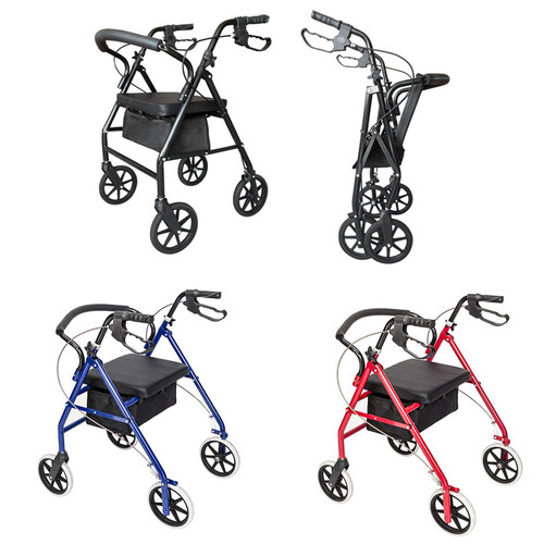 Folding rollator walker - rollator,