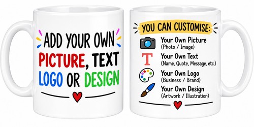 Personalised mug custom - personalised,