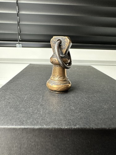Antique brass bell scale - brass,