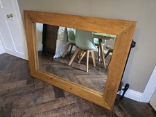 Solid Wood Framed Wall Mirror