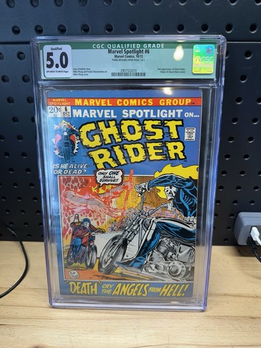 Marvel spotlight cgc 5 0 - marvel,