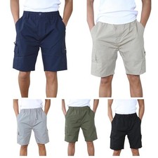 Mens Knee Length Cotton Shorts