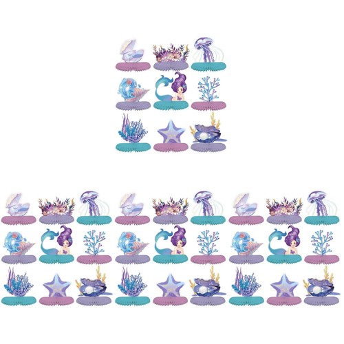 Mermaid theme table honeycomb - theme,