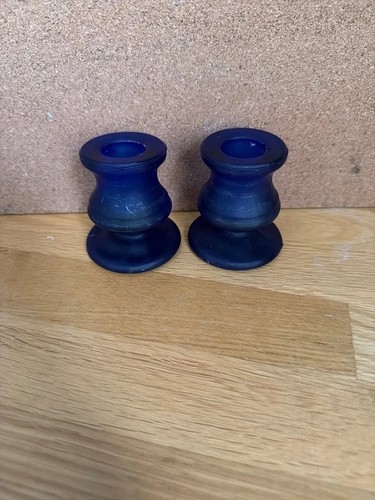 Vintage colbolt blue glass