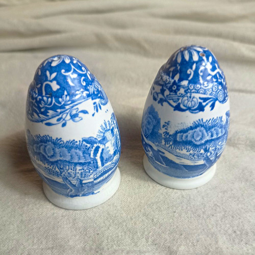 Spode blue italian salt and - blue,