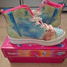 UK11 Sketchers Twinkle Toes light up Trainers