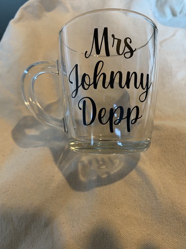 Mrs johnny depp glass - depp,