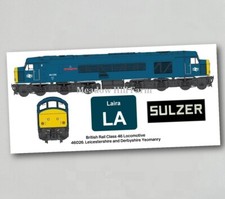 British Rail Class 46 Fridge Magnet 46026 Peak Diesel Locomotive Laira