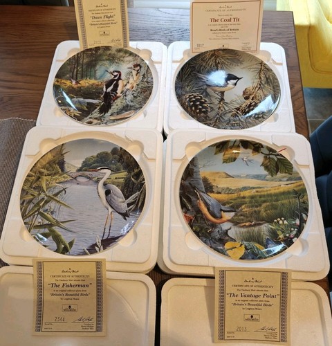 Danbury mint bird plates - bird,