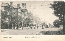 Lord street southport postcard - lord,