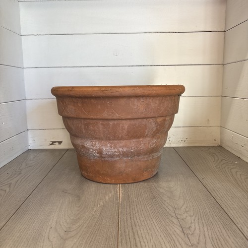 Large vintage terracotta pot - terracotta,