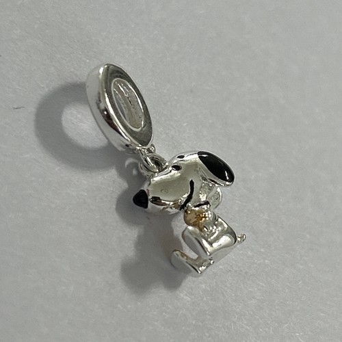 S925 silver snoopy snake - silver,