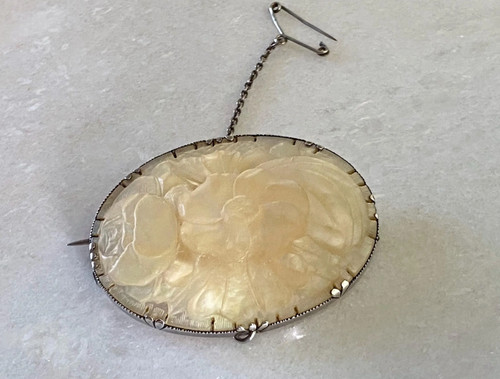 Antique silver mother - mother, of