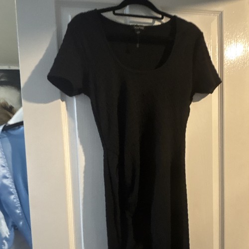 Boohoo black ruched bodycon - ruched,