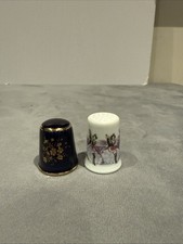 2x Limoges Cobalt Blue