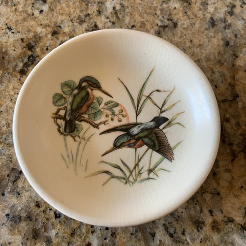 Kingfisher trinket pin dish - trinket/pin,