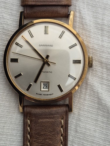 Garrard men gold watch - gold,