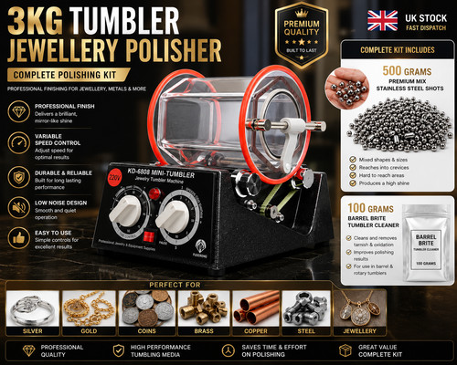 3kg rotary tumbler jewellery - tumbler,