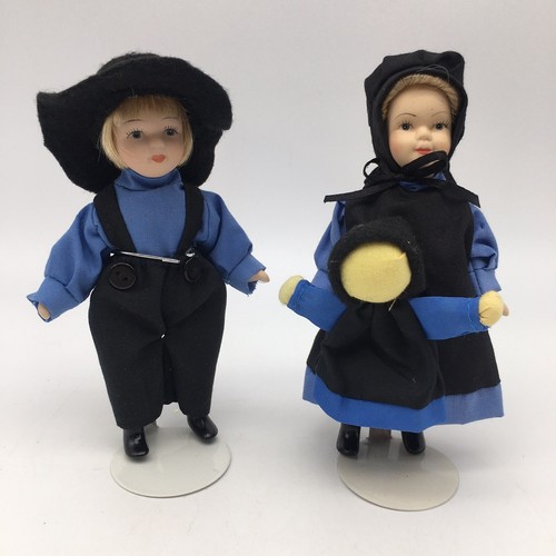 Vtg porcelain and - and, cloth
