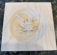 USA Eagle Engraving Trim Wood