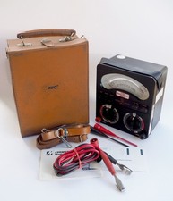 AVO Avometer 8 MKVII Meter & Leather Case. With Leads, & Manual. XMOD?
