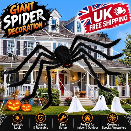 Halloween giant plush spider - giant,