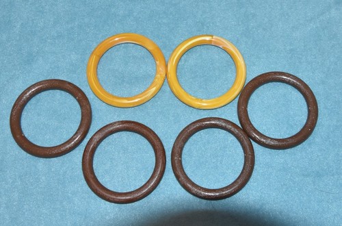 Plastic marbella rings - rings, 3”