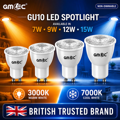 Gu10 led 12w 15w warm - gu10, 7w