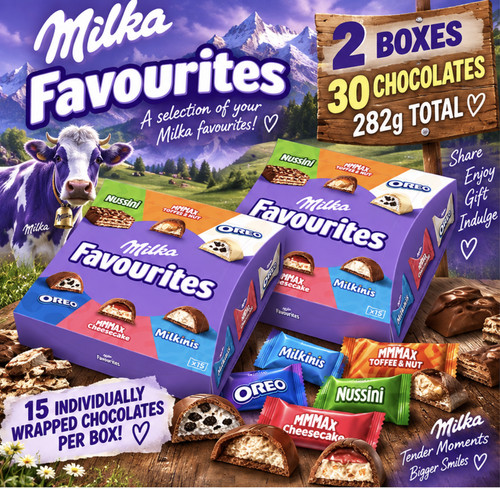 Milka favourites chocolate - milka,