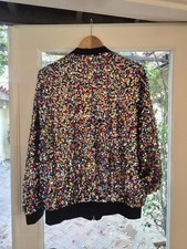 Zara Multicolor Sequin Bomber