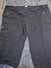 F&F Women's Cargo Trousers 3/4