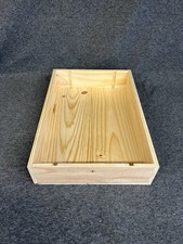 3x Shallow BLANK Wooden Wine