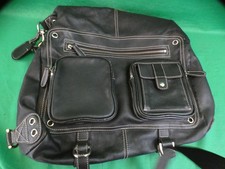 Vintage black leather Gucci