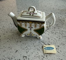 Porcelain Art Miniature Teapot