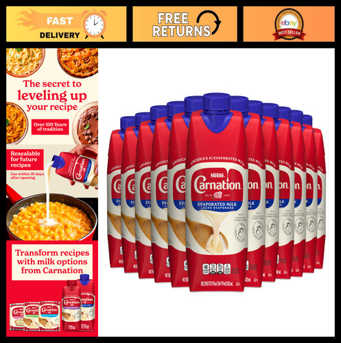 Evaporated milk 17oz tetra - milk,