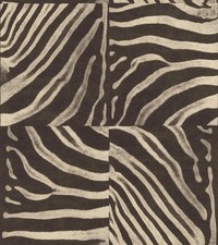 Rasch  Non-Woven Wallpaper with Zebra Pattern in Brown  Animal Print