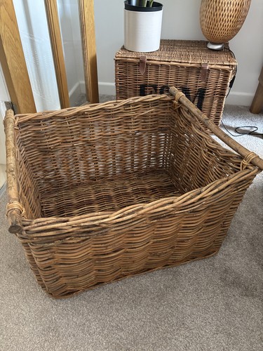 Vintage wicker laundry - vintage,