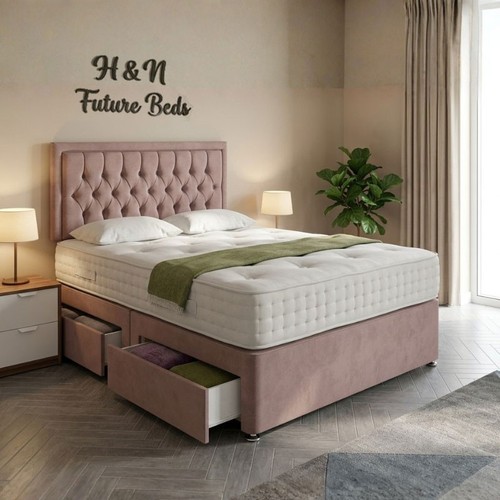 Chesterfield divan bed set - divan,
